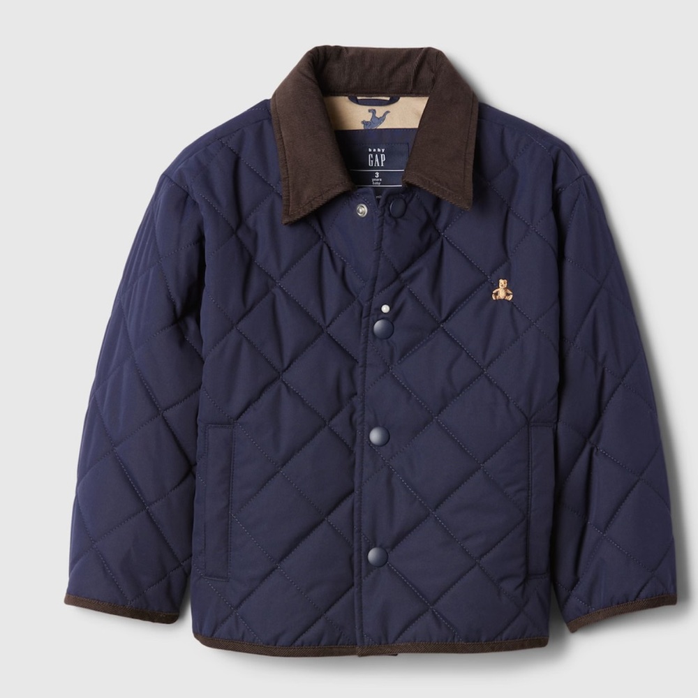 Gap quilted field jacket boys 4T
